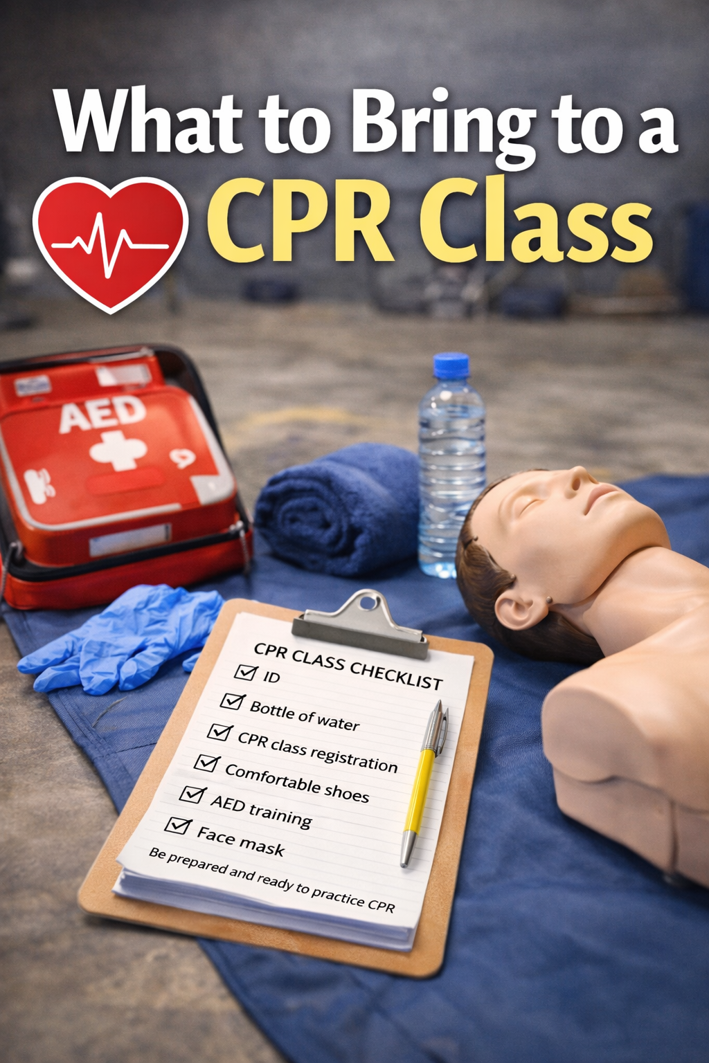 What to bring to a CPR class